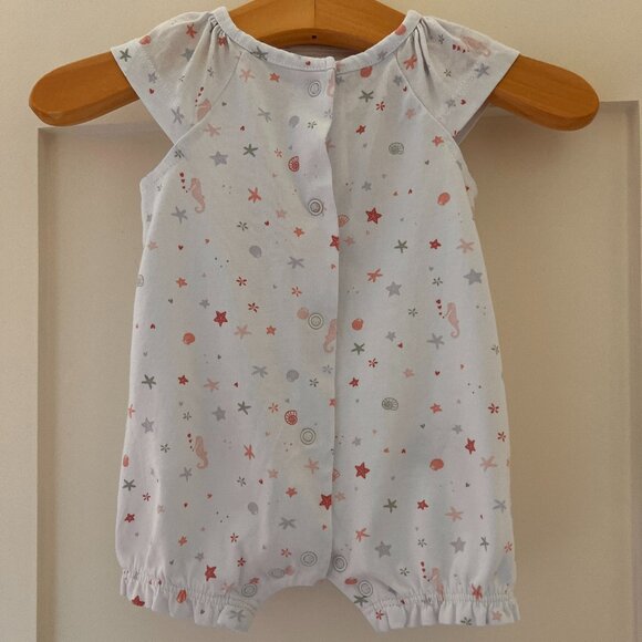 The Little White Company London Baby Playsuit Bodysuit Size Newborn - Picture 1 of 5